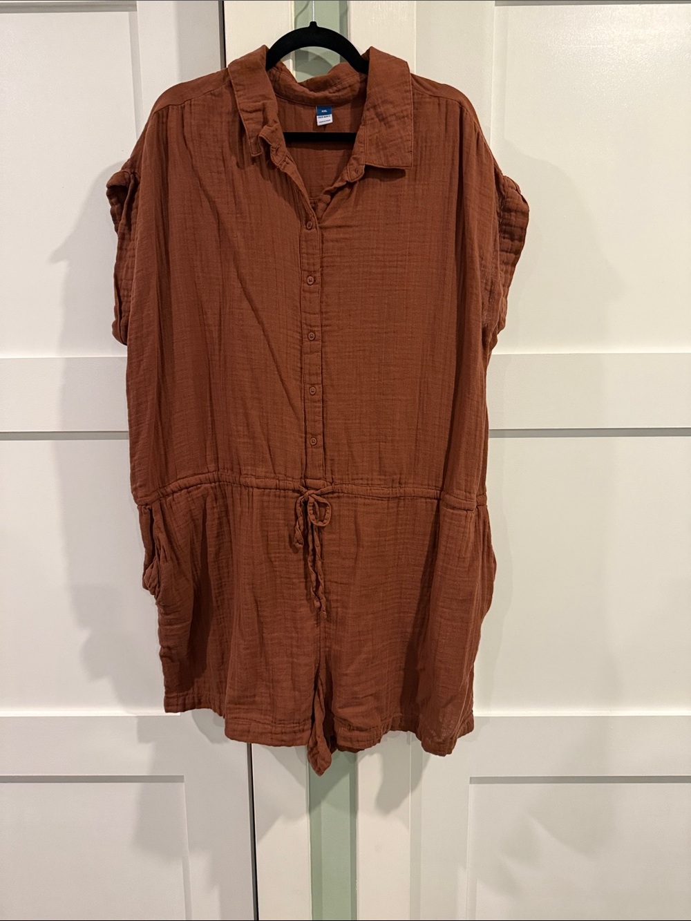 NWOT Old Navy Linen Button Front Romper